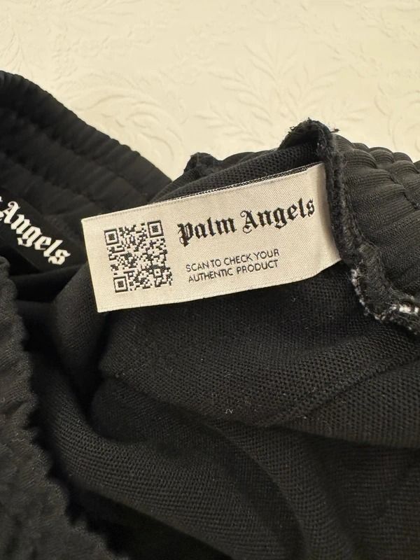 Palm Angels Black Track Pants With Side Stripes imagen 10